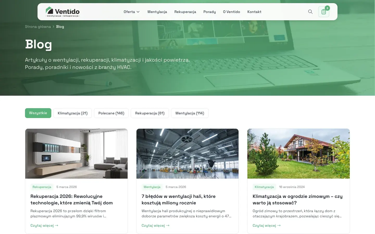Ventido - Headless WordPress - treści z CMS, wydajność z frontendu