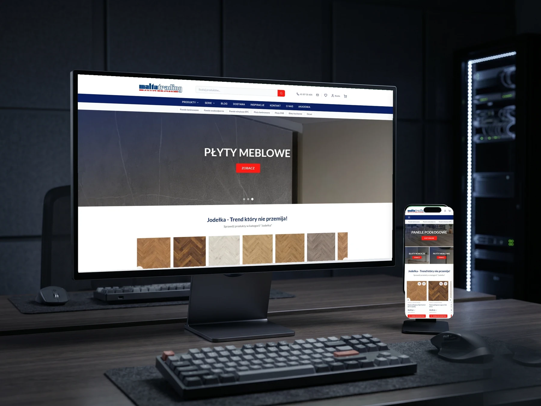 Realizacja Malta Trading CMS