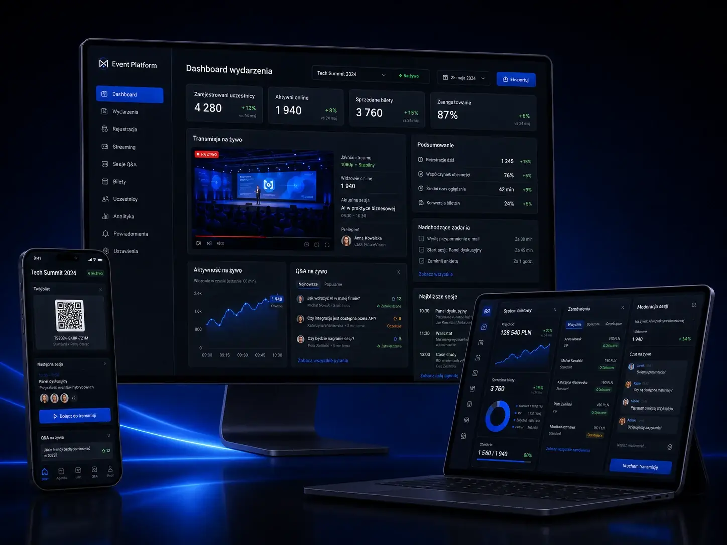 MKM Labs case study: Event platform - online and hybrid event management system